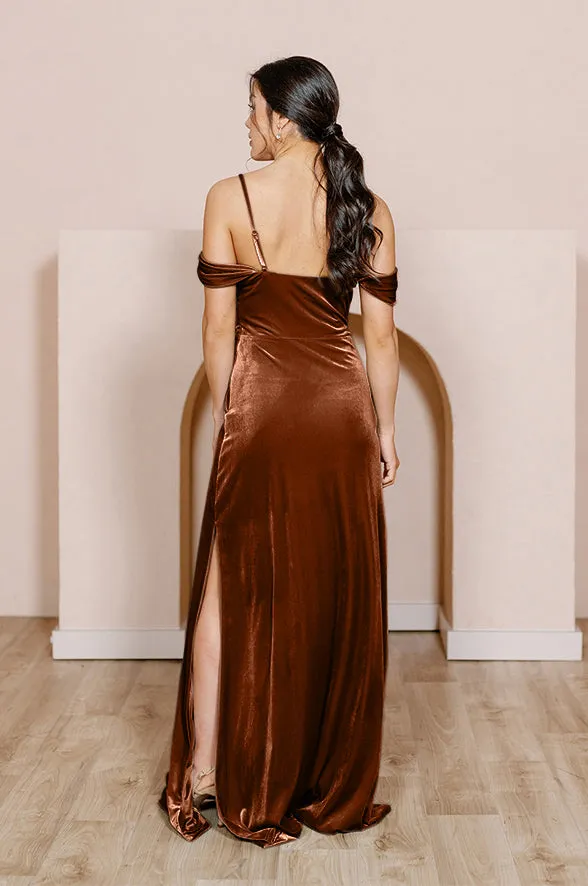 London Convertible Velvet Dress | Made To Order