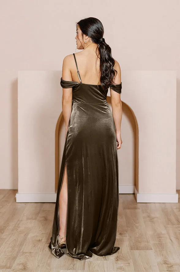 London Convertible Velvet Dress | Made To Order