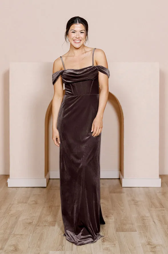 London Convertible Velvet Dress | Made To Order