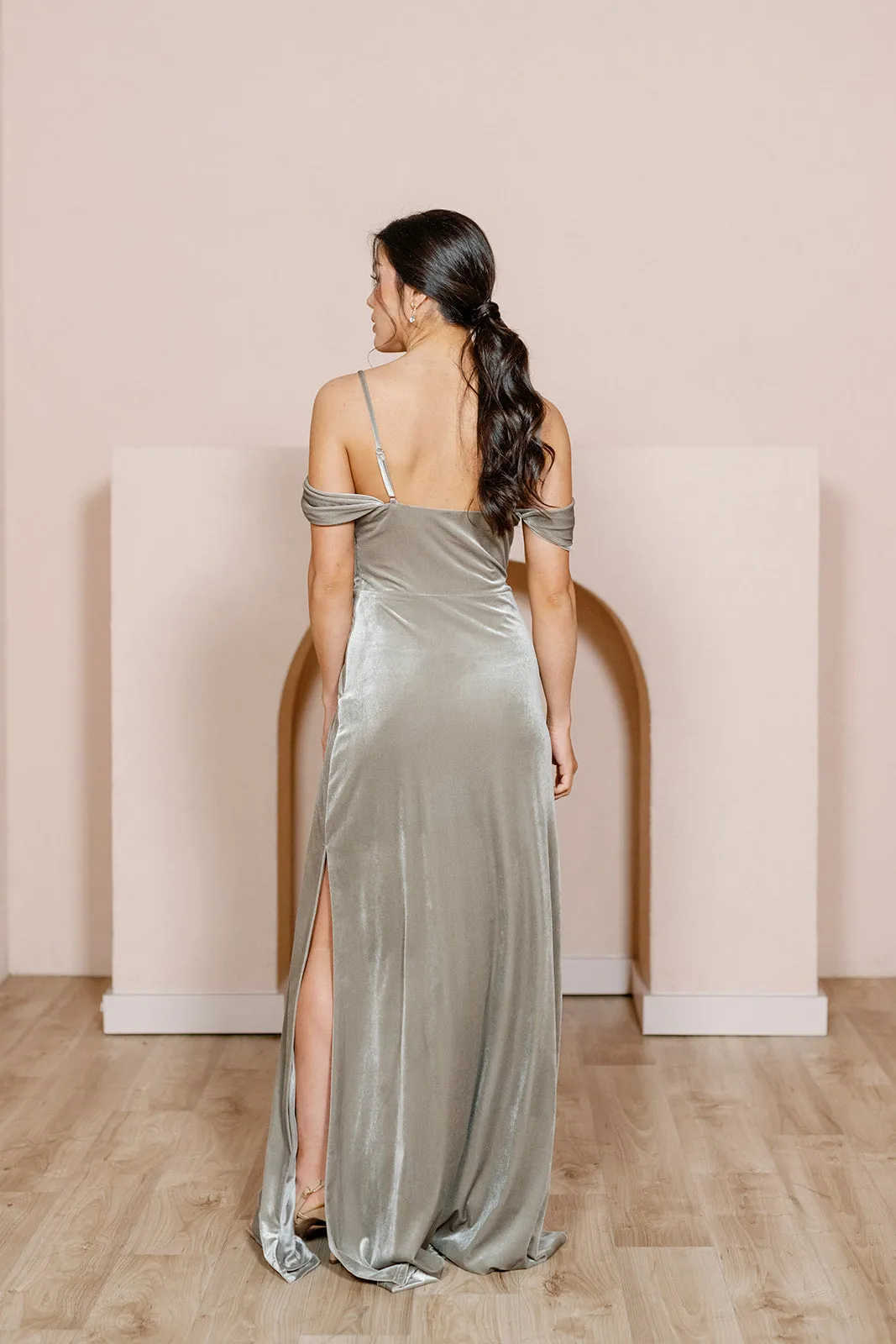 London Convertible Velvet Dress | Made To Order