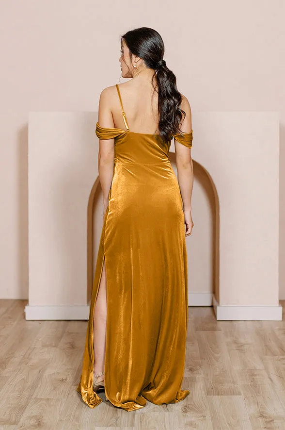 London Convertible Velvet Dress | Made To Order