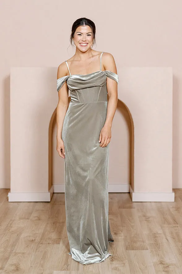London Convertible Velvet Dress | Made To Order