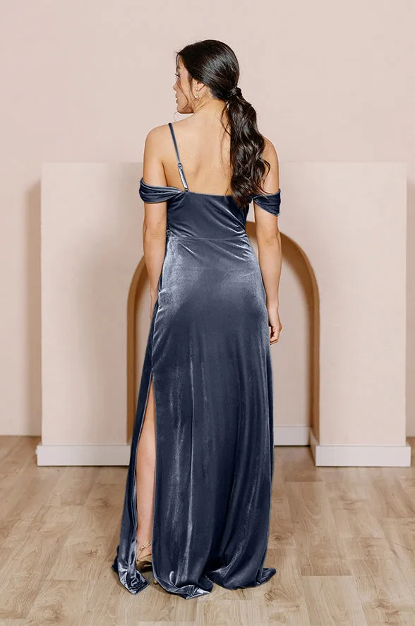 London Convertible Velvet Dress | Made To Order