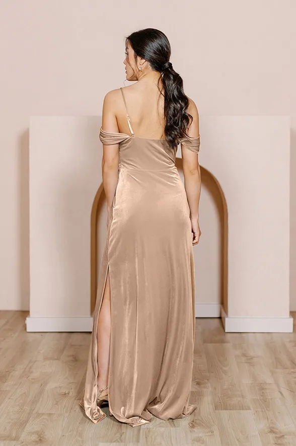 London Convertible Velvet Dress | Made To Order