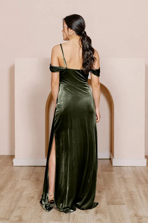 London Convertible Velvet Dress | Made To Order