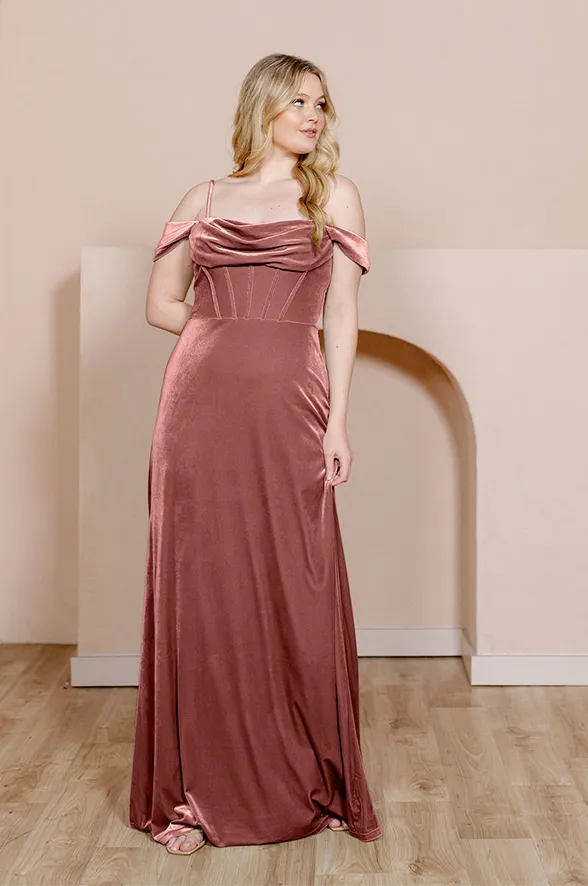 London Convertible Velvet Dress | Made To Order