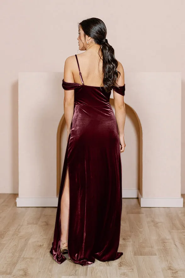 London Convertible Velvet Dress | Made To Order