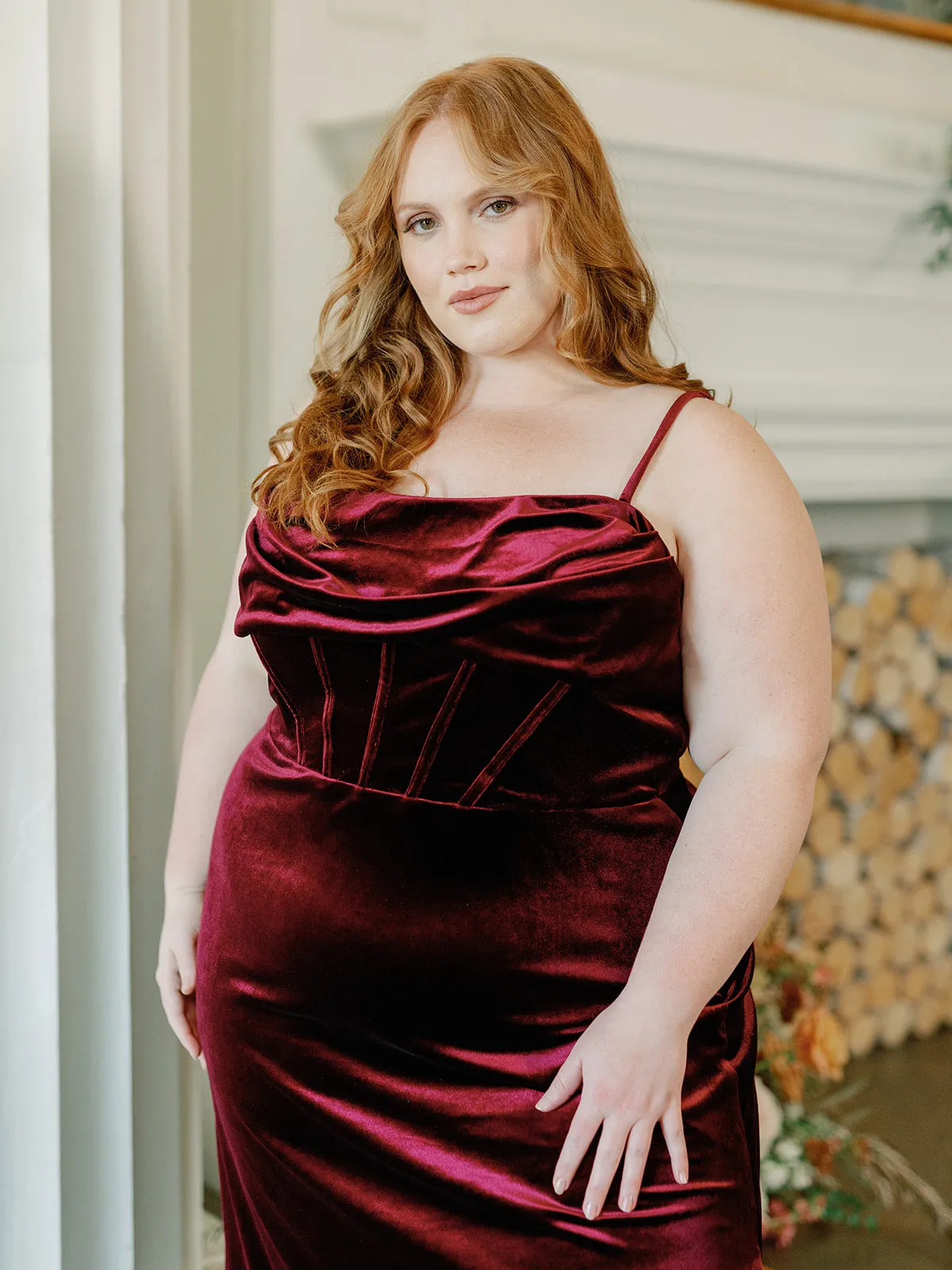 London Convertible Velvet Dress | Made To Order