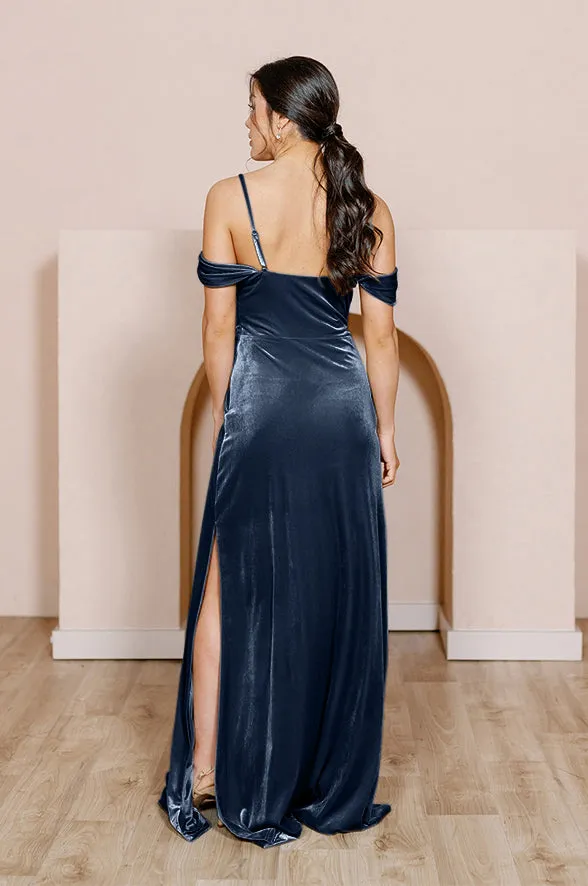 London Convertible Velvet Dress | Made To Order