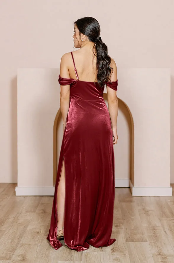 London Convertible Velvet Dress | Made To Order