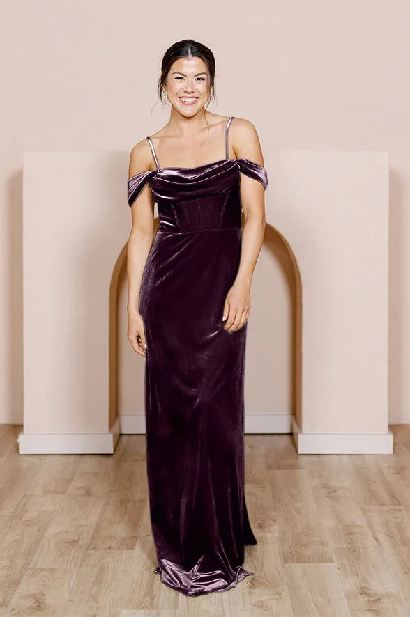 London Convertible Velvet Dress | Made To Order