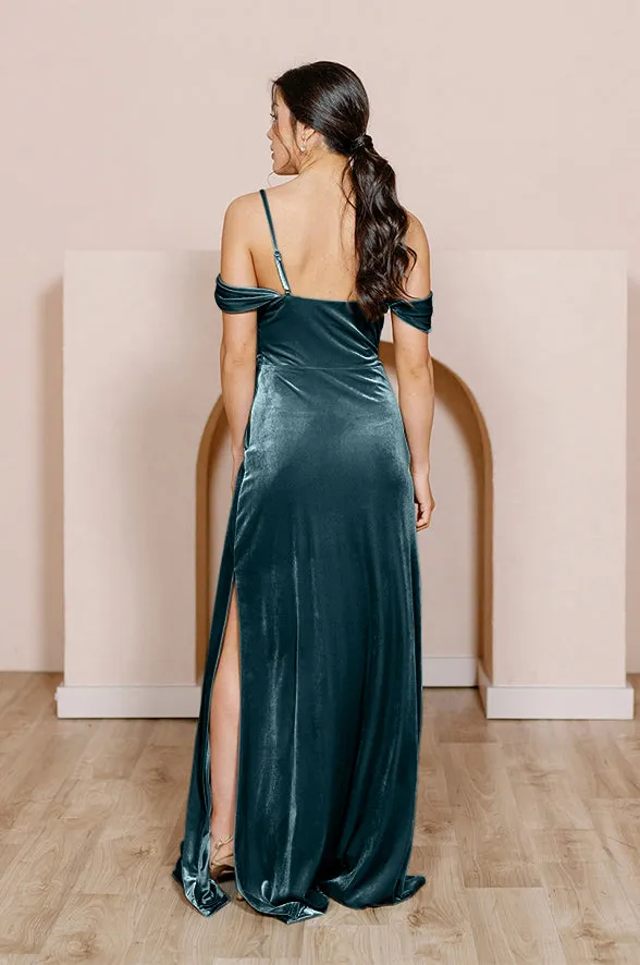 London Convertible Velvet Dress | Made To Order