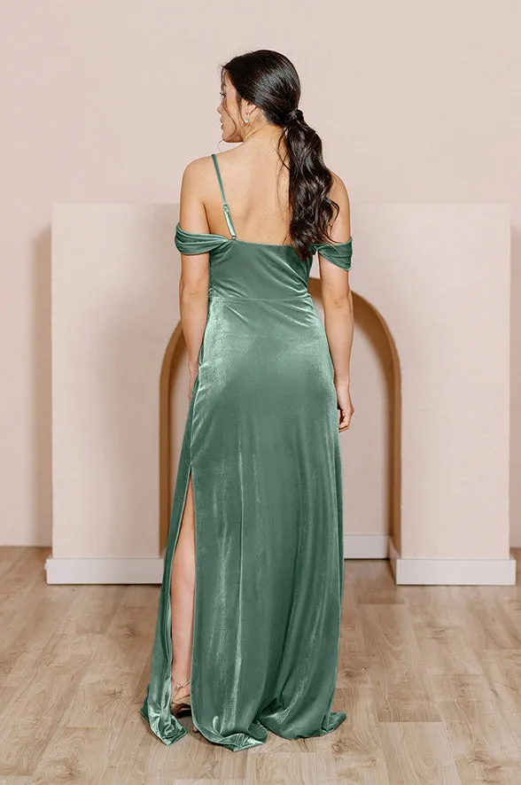 London Convertible Velvet Dress | Made To Order