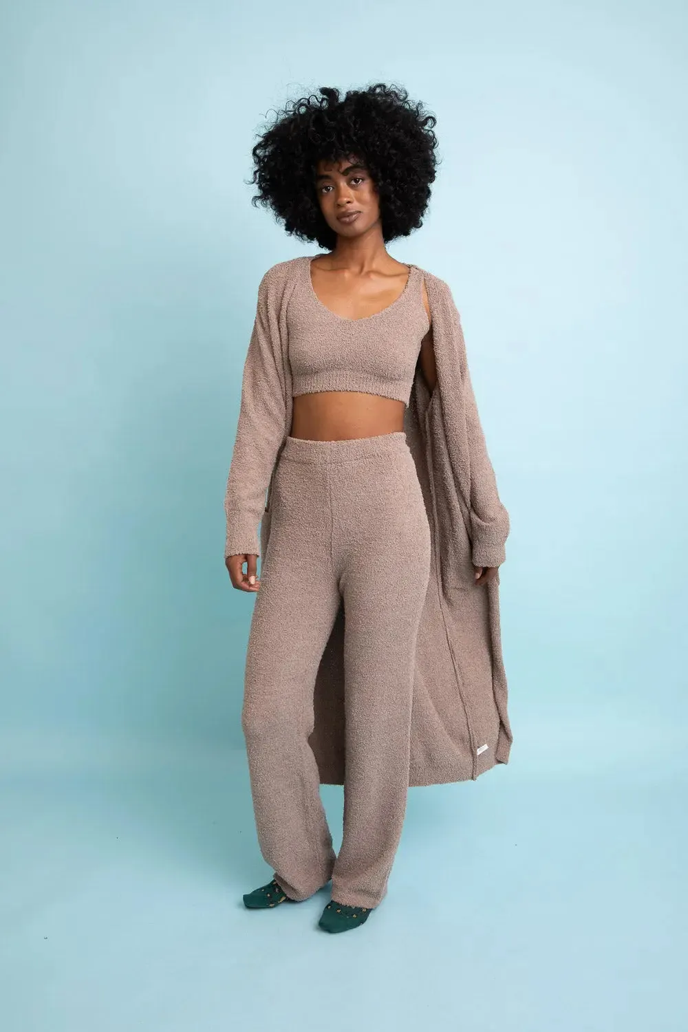 Luxe Cozy Boucle Oversized Cardigan