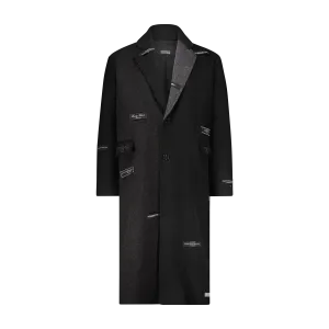 MIXED WOOL LONG COAT
