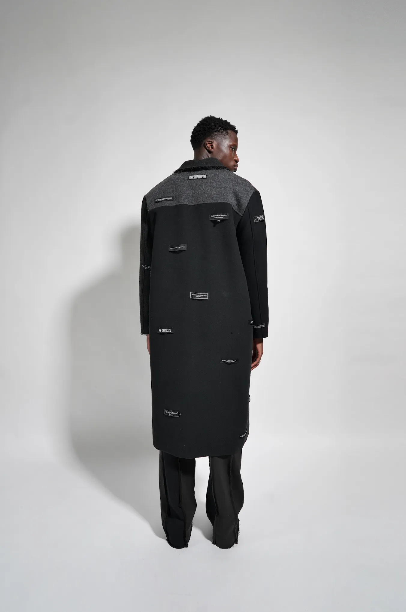 MIXED WOOL LONG COAT