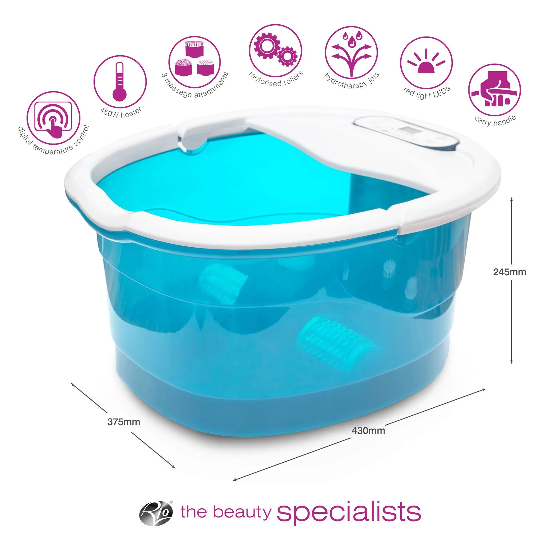 Multi-Functional Motorised Foot Spa Bath and Massager