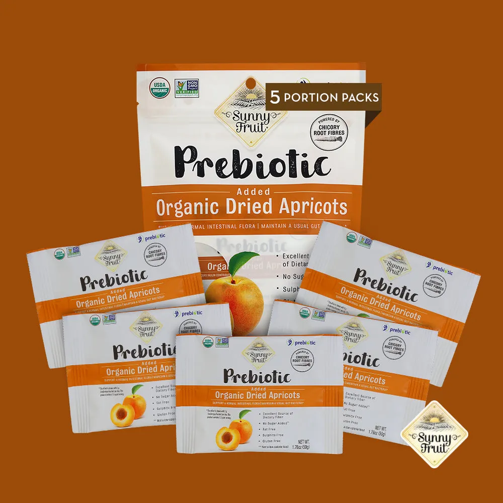 ORGANIC DRIED APRICOTS W/ ADDED PREBIOTICS