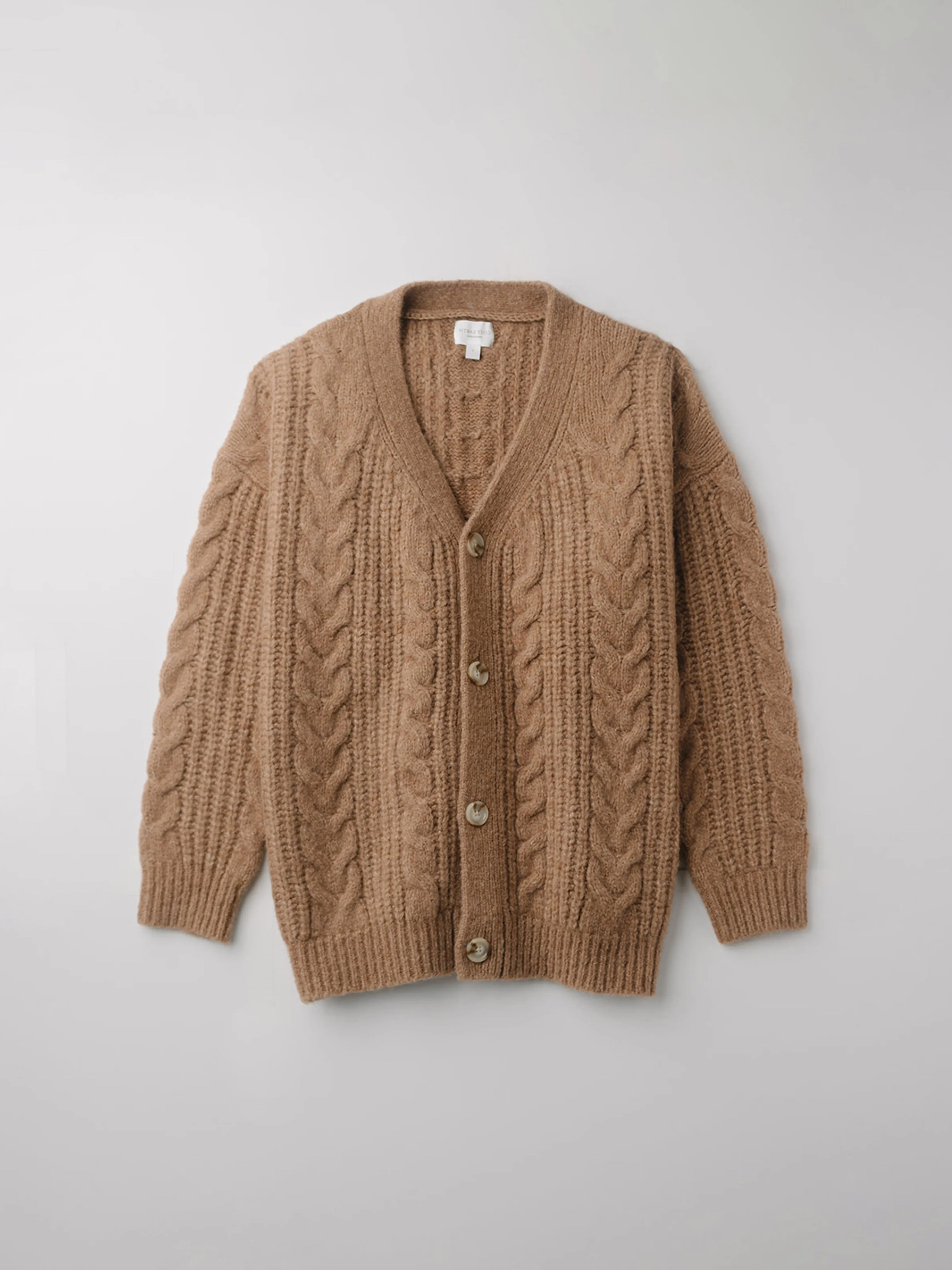 Oversized Cable Knit Cardigan