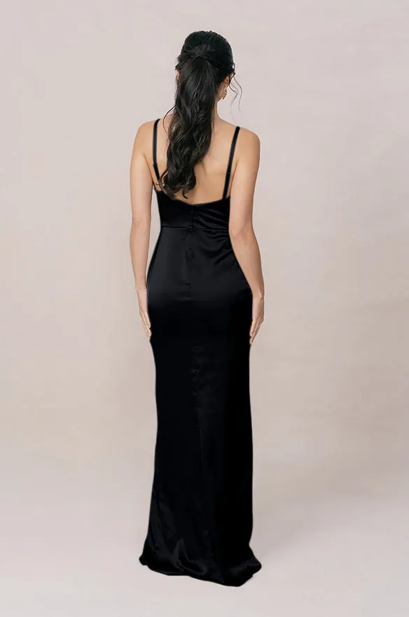 Rava Satin Dress | Made To Order