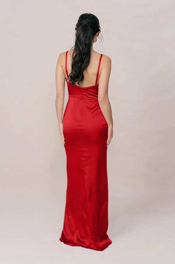 Rava Satin Dress | Made To Order