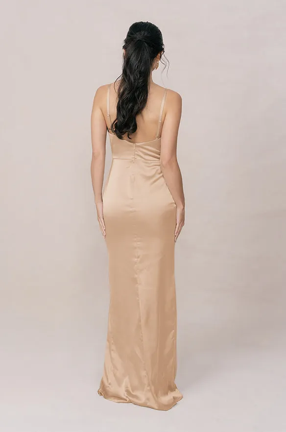 Rava Satin Dress | Made To Order