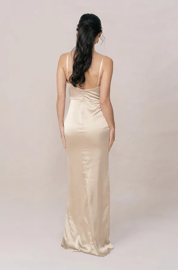 Rava Satin Dress | Made To Order