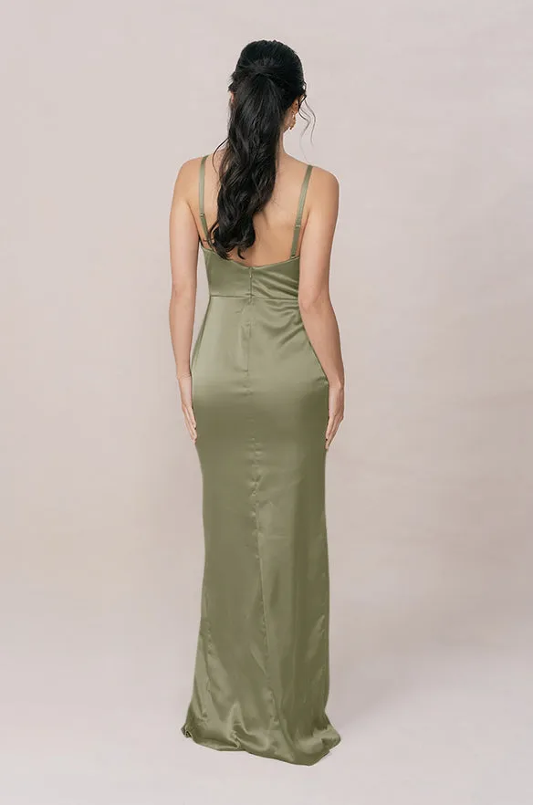Rava Satin Dress | Made To Order