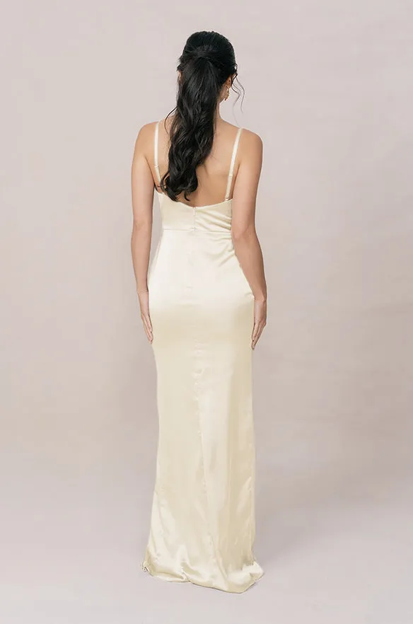 Rava Satin Dress | Made To Order