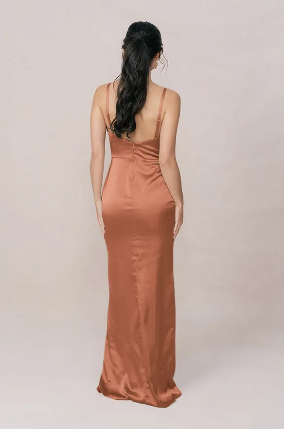 Rava Satin Dress | Made To Order
