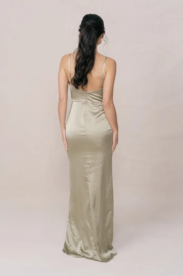 Rava Satin Dress | Made To Order