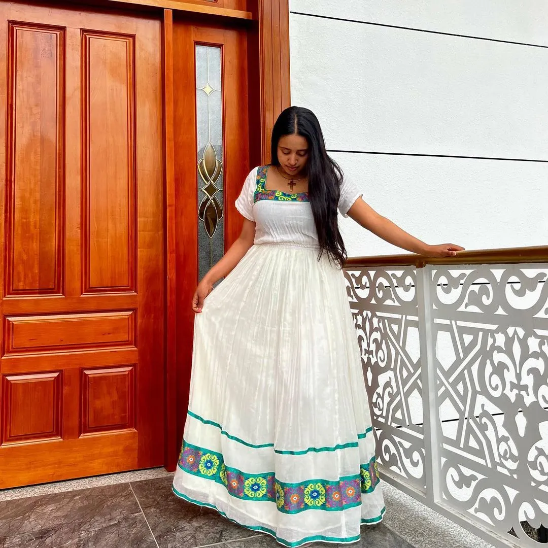 Simple Stunning Habesha Kemis Habesha Dress Modern Ethiopian Dress Style