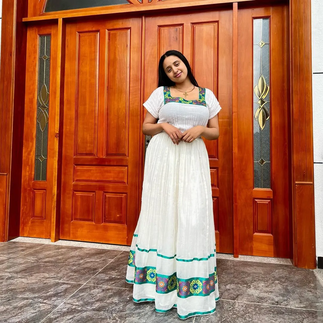 Simple Stunning Habesha Kemis Habesha Dress Modern Ethiopian Dress Style