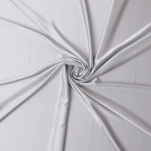 Sleek Silver Crepe Satin Fabric - 140cm Wide - Japanese Crafted - D18280