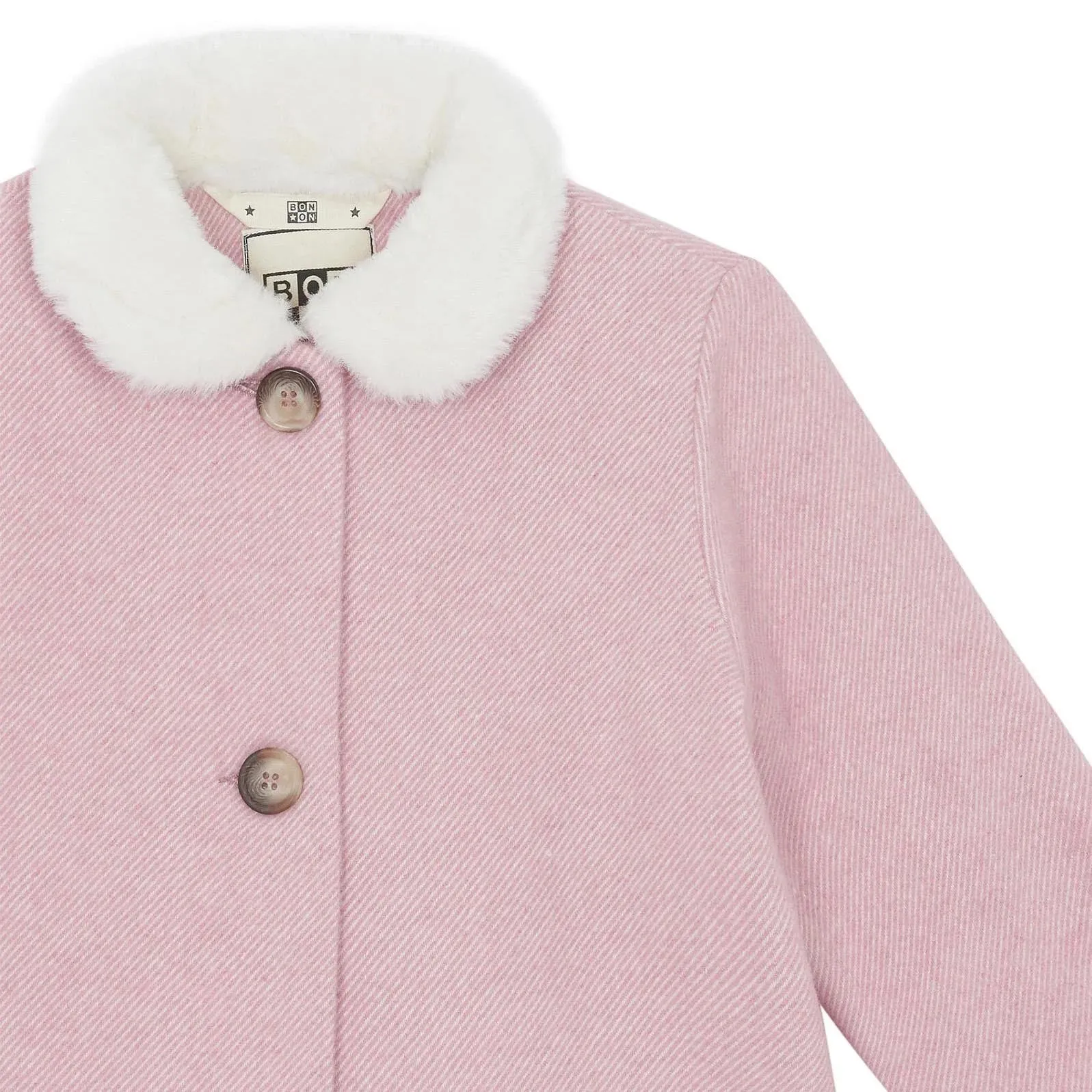 Suzanne Rose Striped Coat