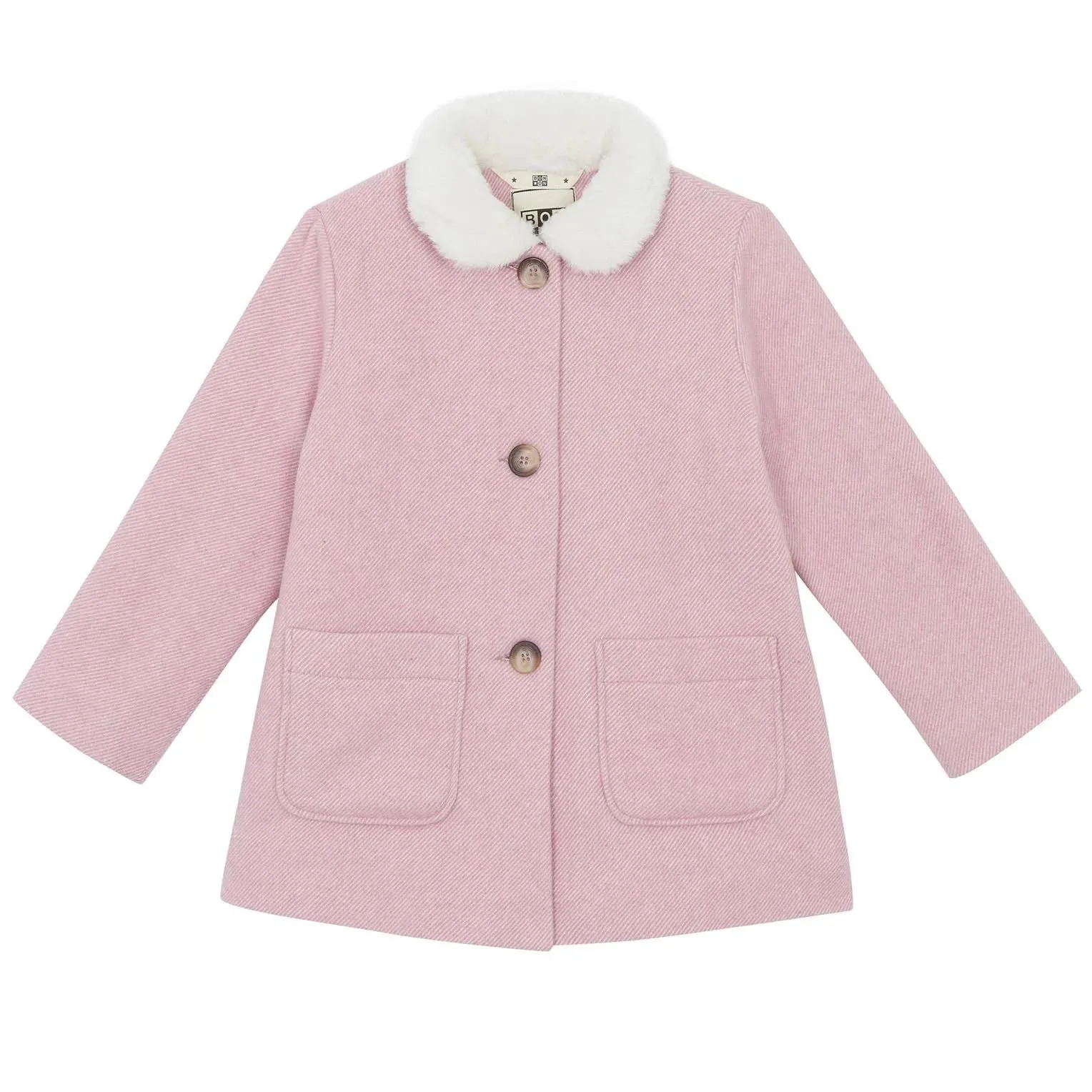 Suzanne Rose Striped Coat