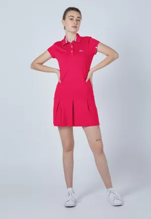 Tennis Polo Dress, pink