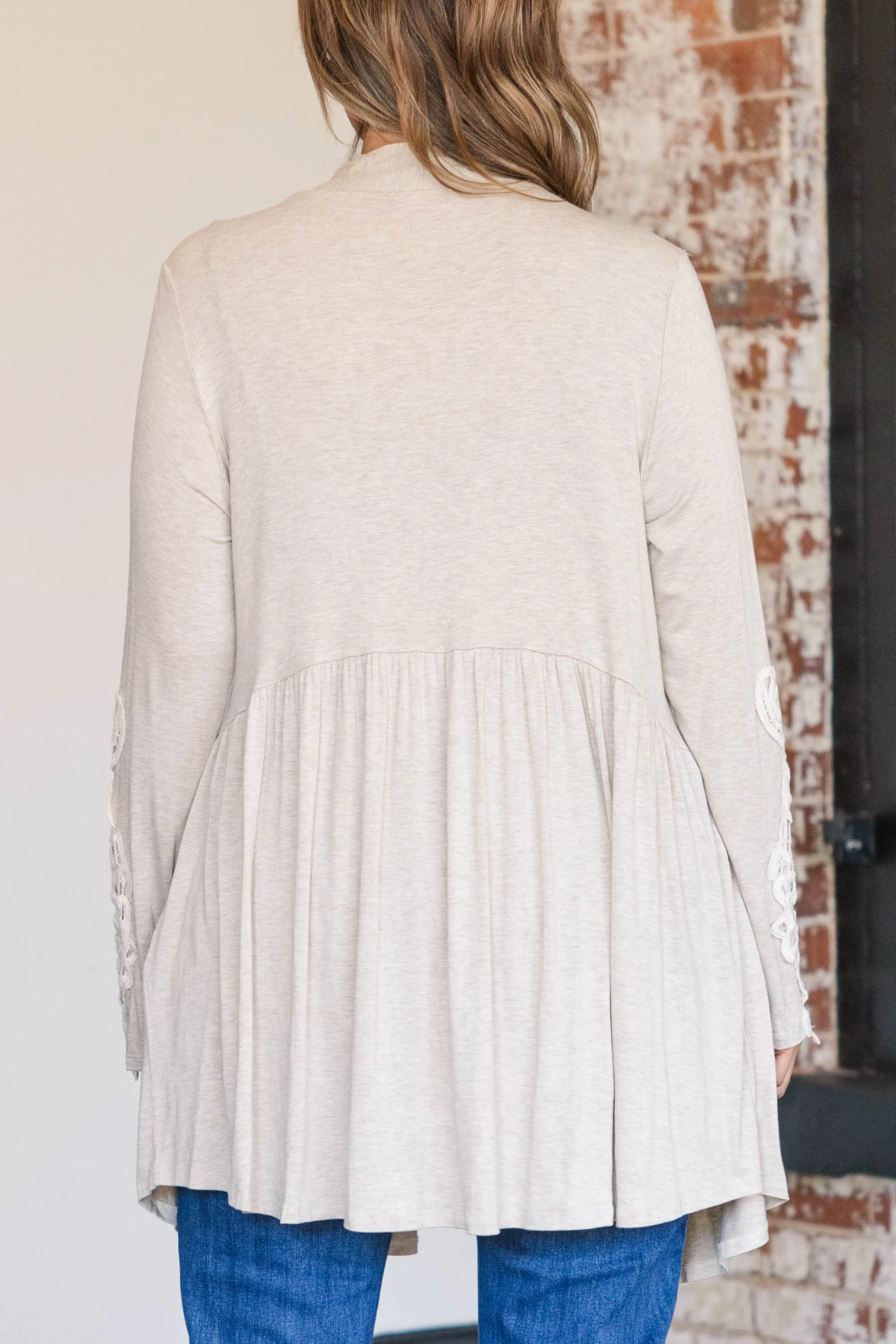Thankful Cardigan, Oatmeal
