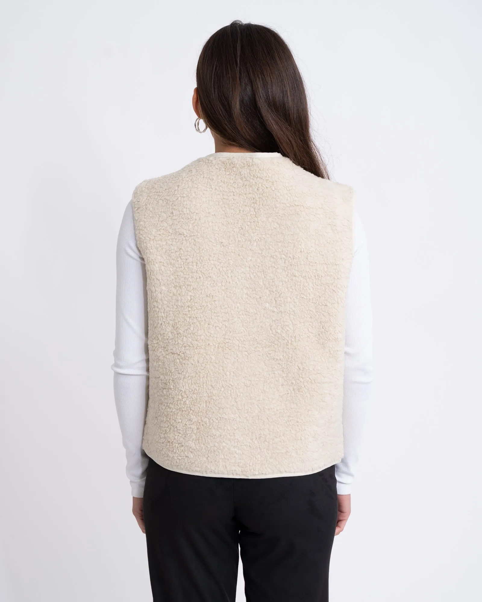 TILTIL Esmay Gilet Teddy Beige