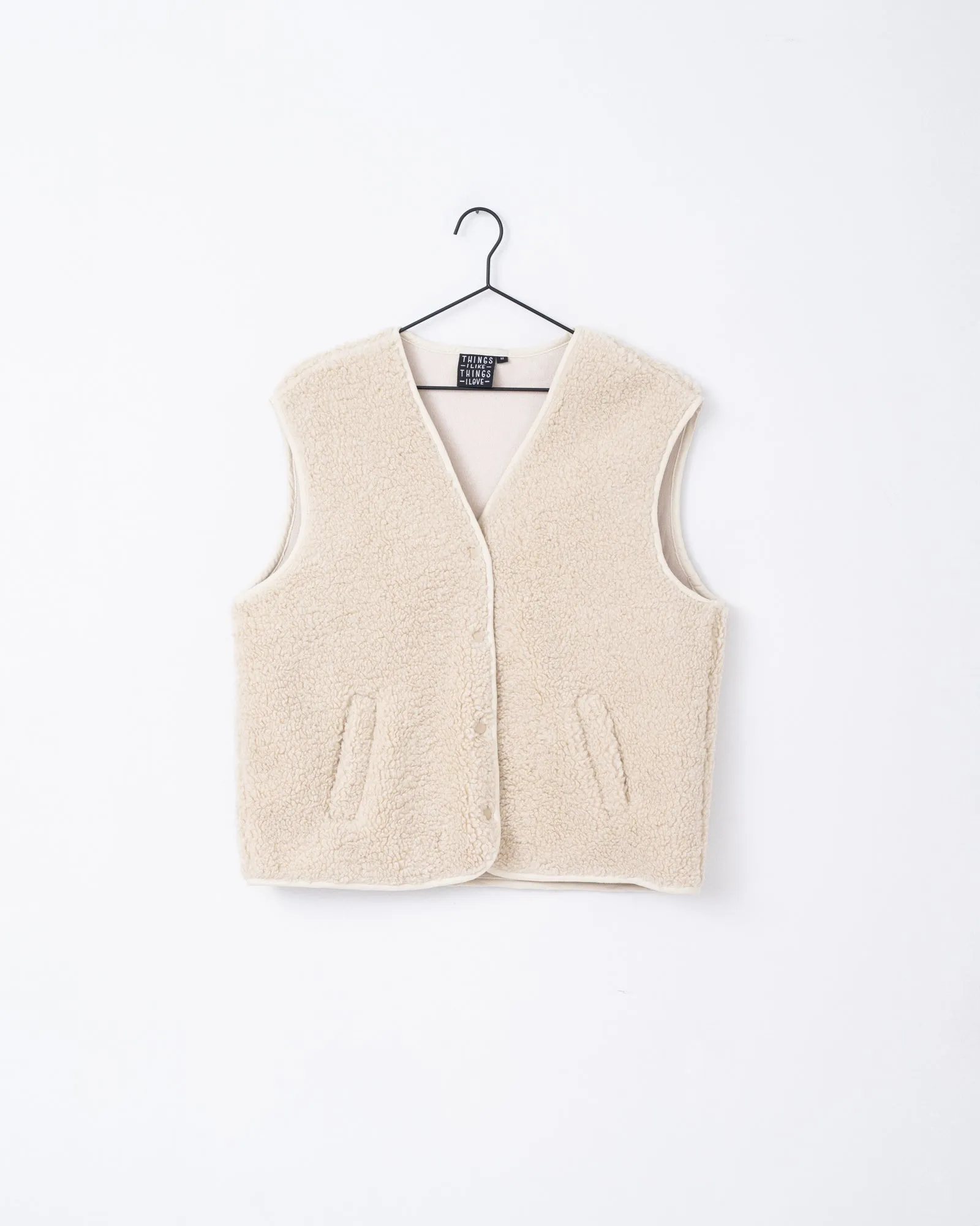 TILTIL Esmay Gilet Teddy Beige