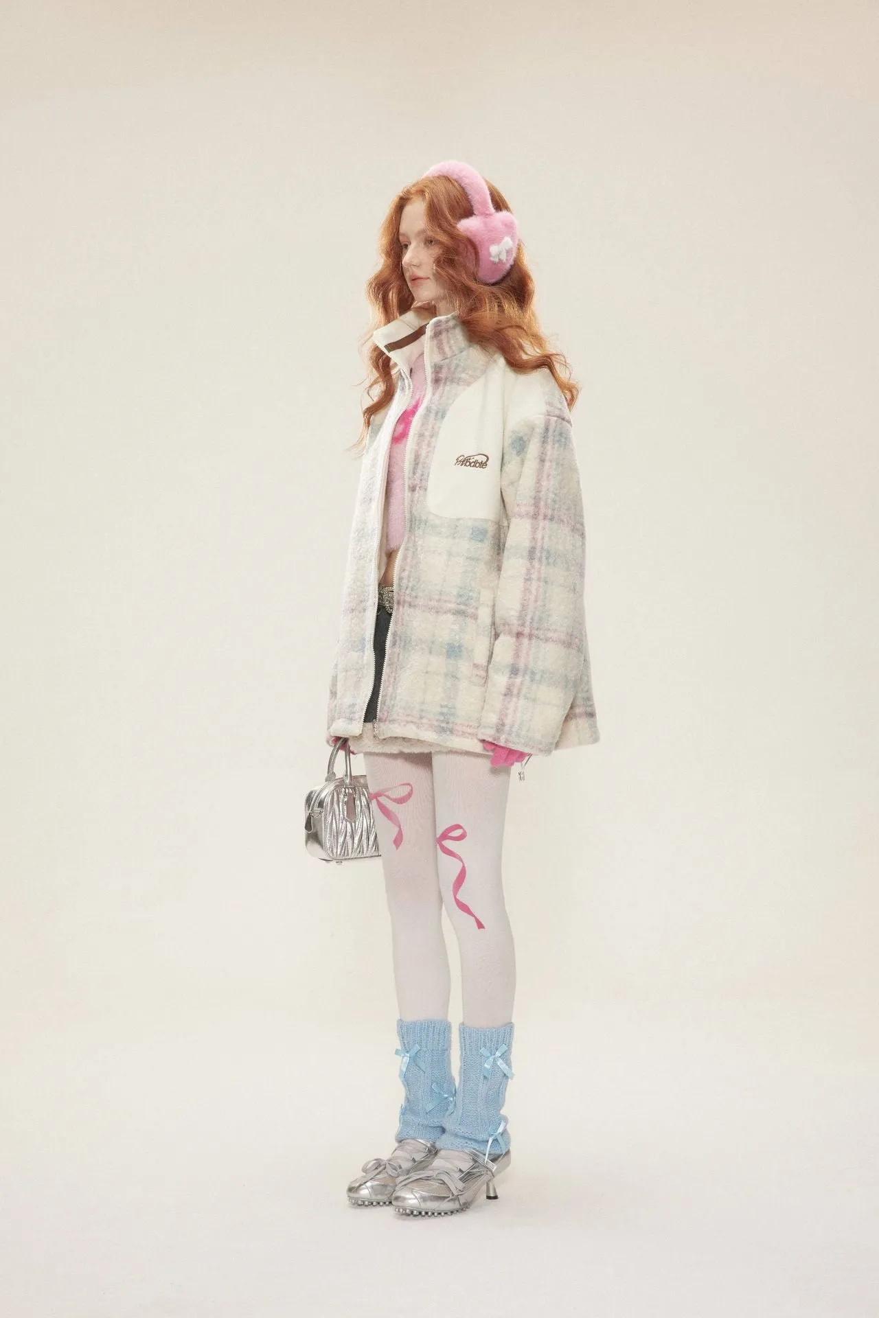 TODAMU® new winter new sweet girly double-sided embroidered cotton jacket