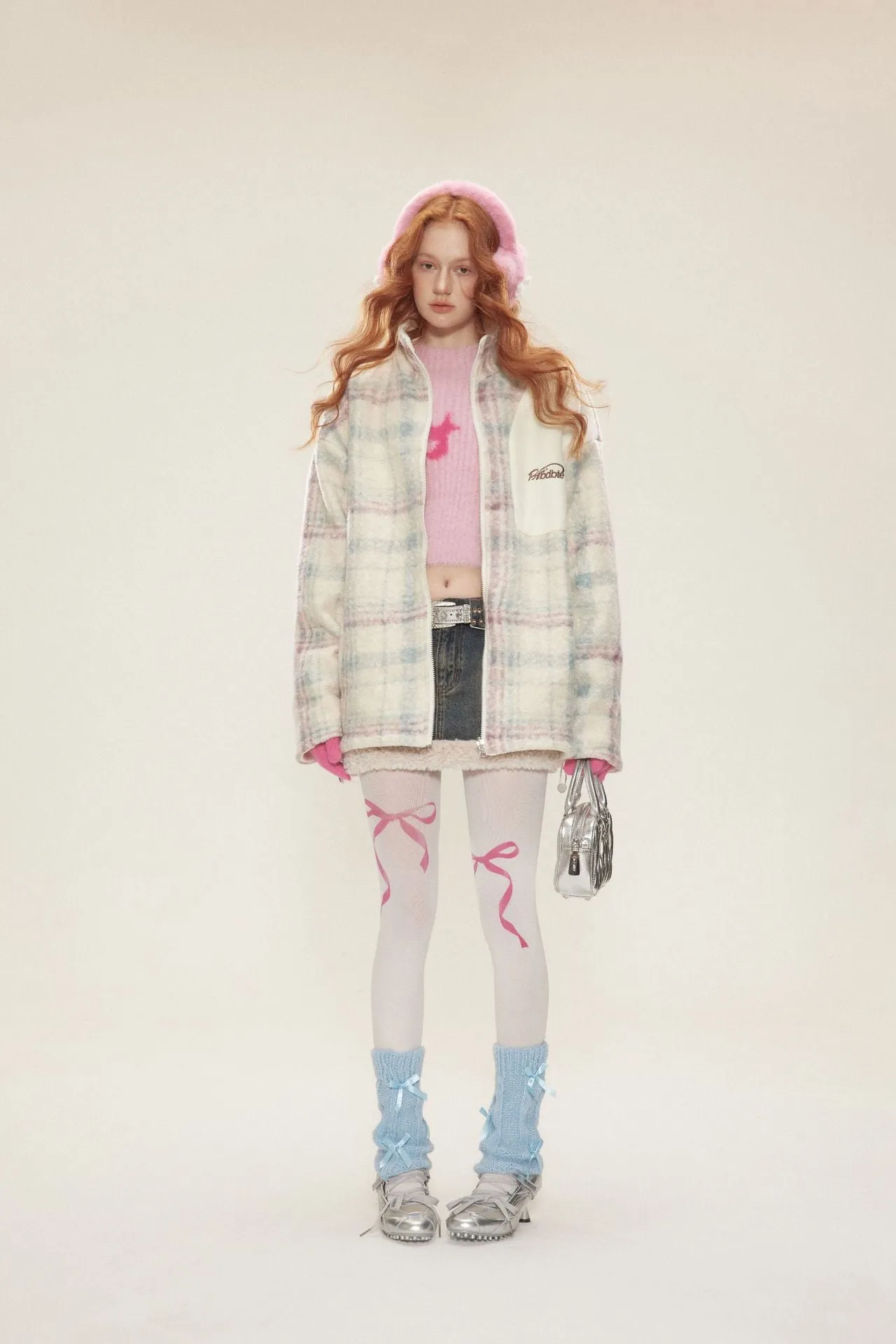 TODAMU® new winter new sweet girly double-sided embroidered cotton jacket