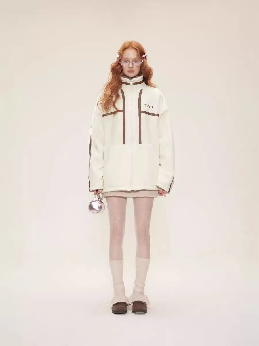 TODAMU® new winter new sweet girly double-sided embroidered cotton jacket