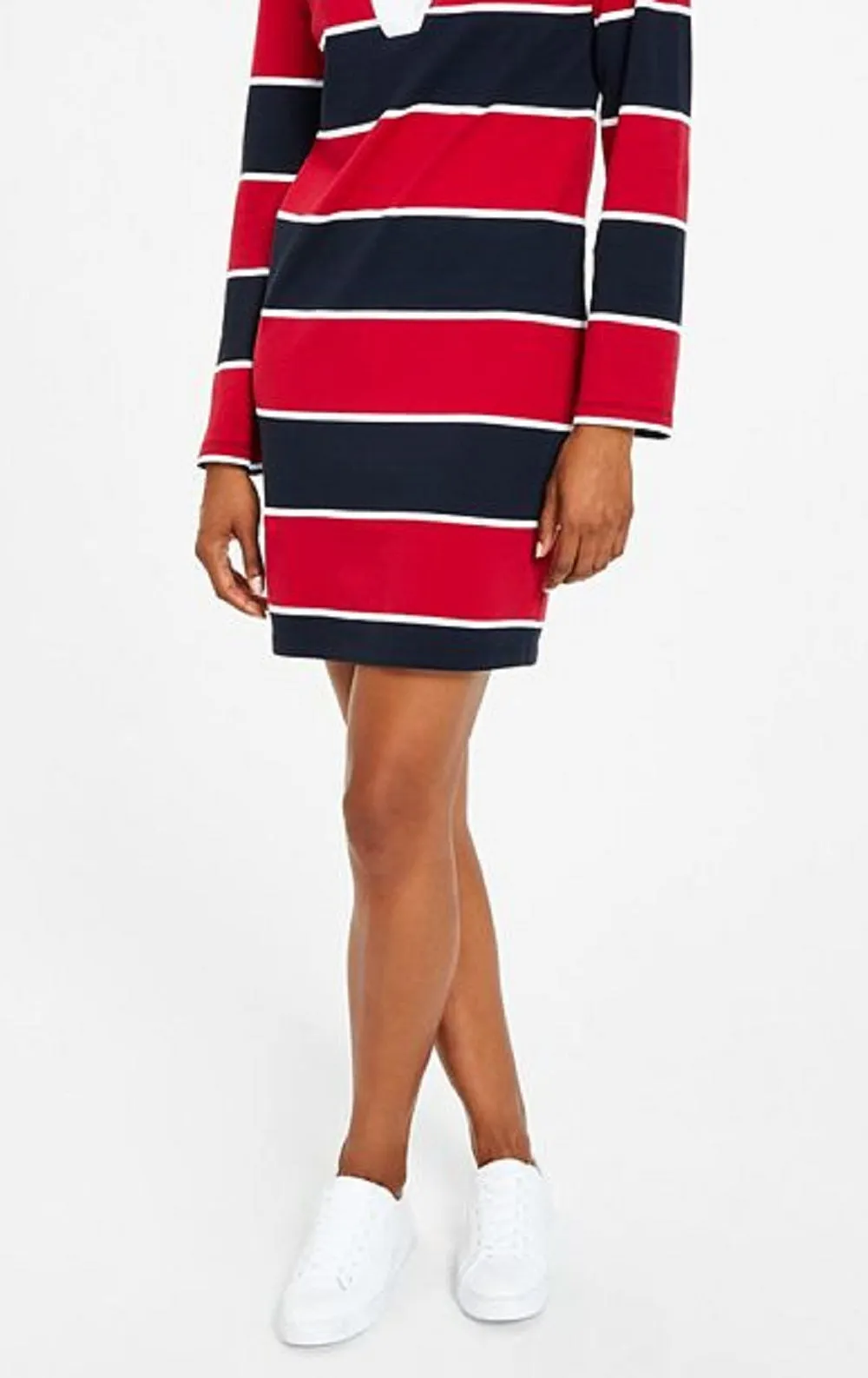Tommy Hilfiger Women's Rugby Collared Dress Blue Size Small