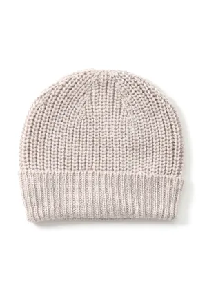 Uimi Ernest Fisherman's Rib Beanie Mushroom