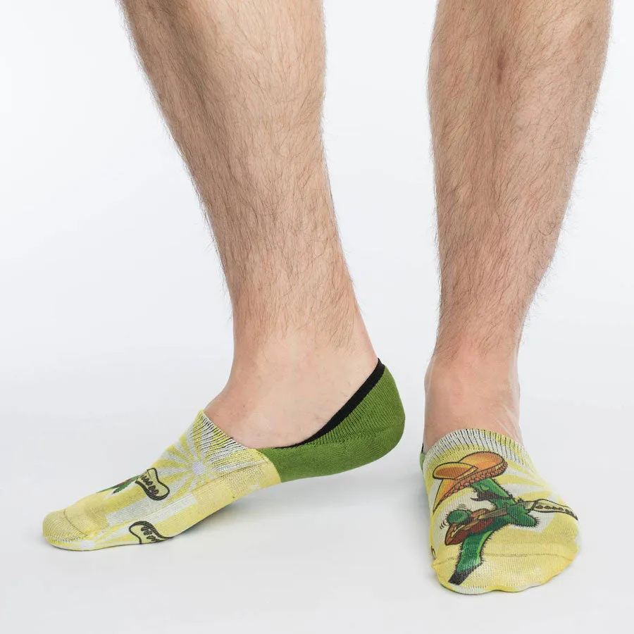 Unisex Cactus Guitar No Show Socks