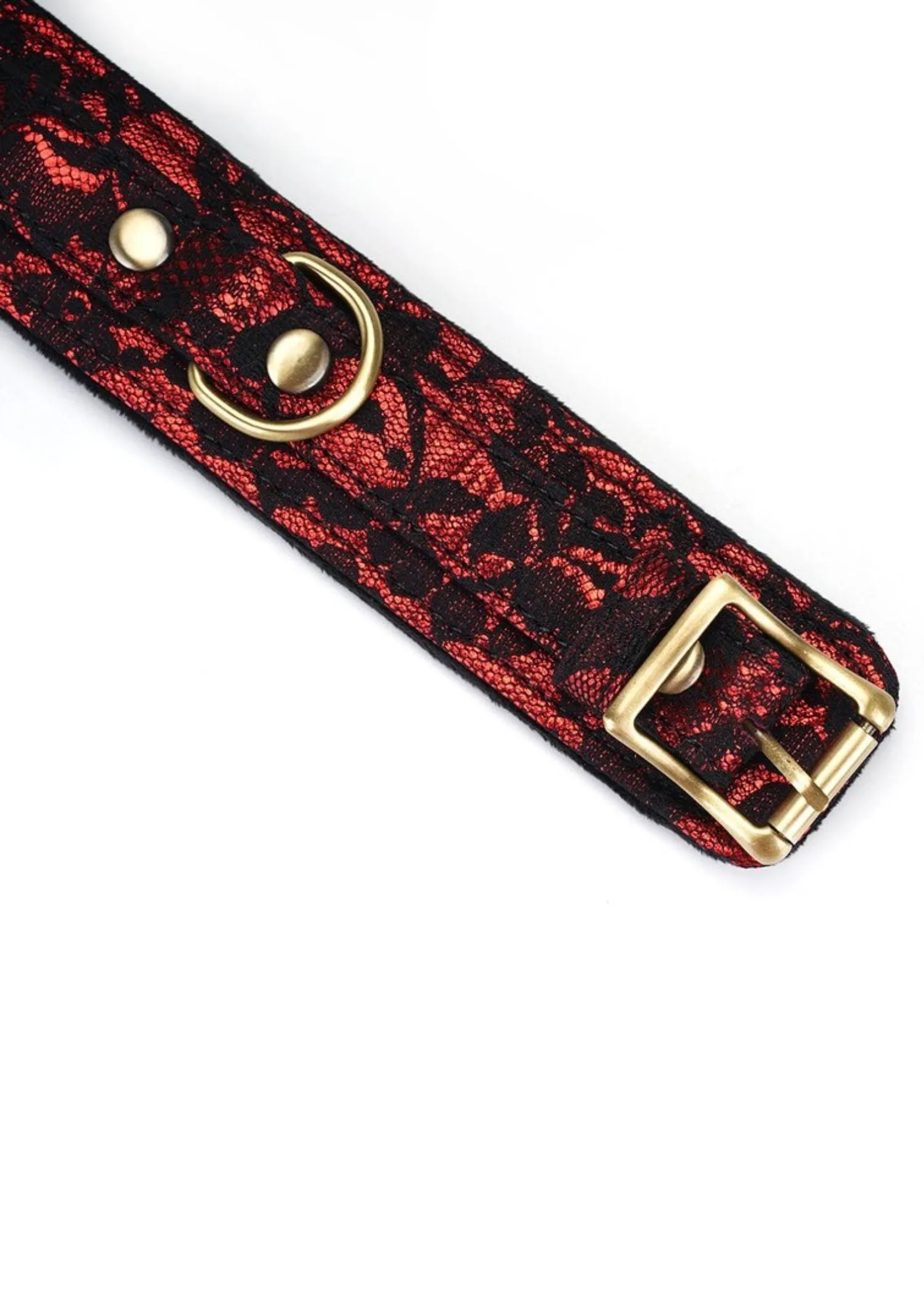 Victorian Garden Lace and Velvet Collar with Leash
